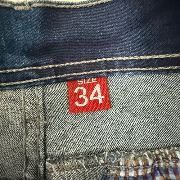 Lee Frank Slim Fit Blue Denim Jeans Size 34, New With Tags - Picture 5 of 12